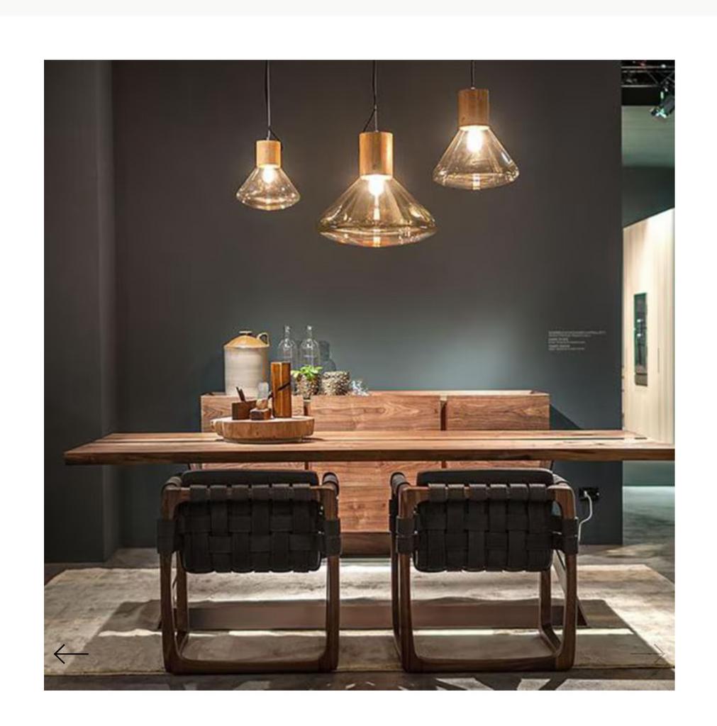 BROKIS Muffin PC851 MEDIUM FUME glas + oak design hanglamp, Huis en Inrichting, O, O, O, Ophalen of Verzenden