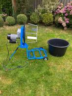 HBM 50L elektrische mixmachine/mengmachine 370W verrijdbaar, Ophalen of Verzenden, Zo goed als nieuw