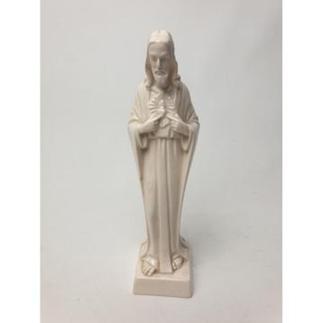 # Heilig hart beeldje aardewerk, hartbeeld beschikbaar voor biedingen