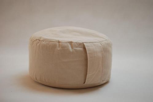 LEOLTE Rond Meditatiekussen Zafu yoga 30cm x 15cm Katoen Cre, Sport en Fitness, Yoga en Pilates, Nieuw, Yoga-accessoire, Ophalen of Verzenden