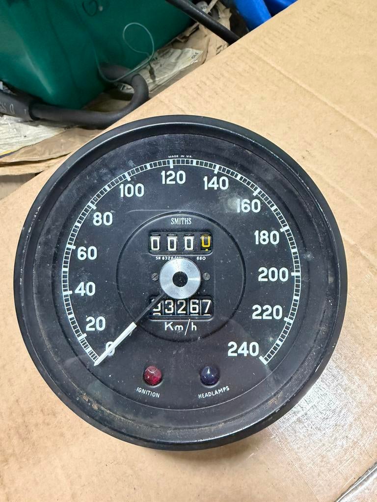 Jaguar km teller S/420/MK10, Gebruikt, -, -, Smith