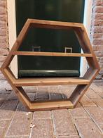 Houten Hexagon Wandrek, Huis en Inrichting, Woonaccessoires | Wandplanken en Boekenplanken, Ophalen, Zo goed als nieuw