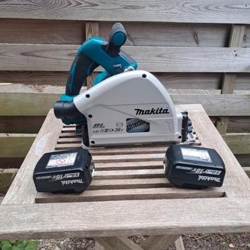 Makita invalzaag accu 36 v , 3x accu,  2 x rail, dubbel lade beschikbaar voor biedingen