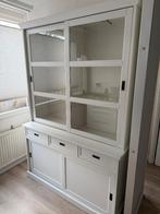 Kitchen Cabinet-IKEA White Sliding Door Cabinet, Ophalen, 100 tot 150 cm, Modern vitrine, 50 tot 75 cm