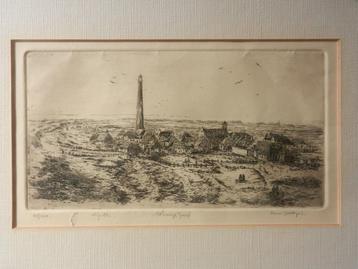 Ets Vuurtoren Lange Jaap / Kijkduin Den Helder Anna Doedijns beschikbaar voor biedingen