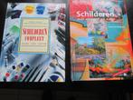 2 mooie boeken schilderen. Opruiming!, Ophalen of Verzenden, Gebruikt, Schilderen op nummer