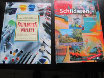 2 mooie boeken schilderen. Opruiming! beschikbaar voor biedingen