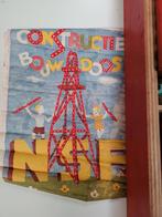 Meccano-achtige constructie bouwdoos NSF in kist, Antiek en Kunst, Antiek | Speelgoed, Ophalen of Verzenden