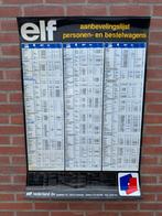 elf aanbevelings tabel 1987, Verzamelen, Merken en Reclamevoorwerpen, Reclamebord, Gebruikt, ., Ophalen of Verzenden