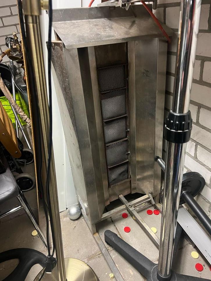 Gas Shoarma Grill - Horeca Apparatuur, Zakelijke goederen, Horeca | Keukenapparatuur, Fornuis, Frituur en Grillen, Gebruikt, Ophalen