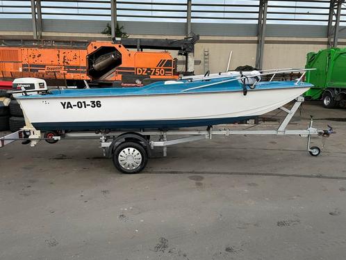Uniek consoleboot van 5 meter lang, Watersport en Boten, Vis- en Consoleboten, Gebruikt, 30 tot 50 pk, 3 tot 6 meter, Benzine