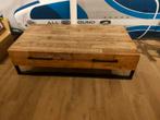 Salontafel met lades, teak 141*84*40 cm, Huis en Inrichting, Complete inboedels, Ophalen