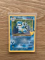 Blastoise 25 jaar pokemon, Hobby en Vrije tijd, Verzamelkaartspellen | Pokémon, Ophalen of Verzenden, Nieuw, Losse kaart