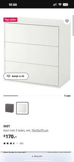 2 EKET kasten IKEA, Huis en Inrichting, Kasten | Ladekasten, 50 tot 100 cm, Minder dan 100 cm, 25 tot 50 cm, Zo goed als nieuw