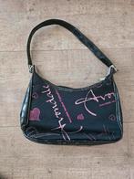 Zwart Avondtasje met Roze Details, Ophalen of Verzenden, Zo goed als nieuw, Zwart, Avondtasje