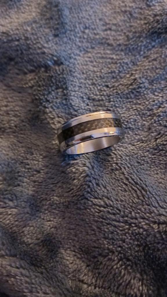 Nieuw!! Herenring, Sieraden, Tassen en Uiterlijk, Ringen, Nieuw, Dame of Heer, 20 of groter, Zilver, IJzer of Staal, Ophalen of Verzenden