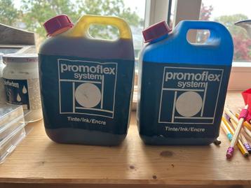 Promoflex Inkt Set - Blauw & Bruin beschikbaar voor biedingen
