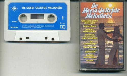 De Meest Geliefde Melodieën 11 nrs cassette 1980 ZGAN, Cd's en Dvd's, Cassettebandjes, Zo goed als nieuw, Origineel, Pop, 1 bandje