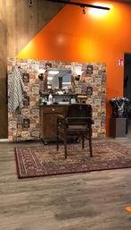 Vintage look barber meubel voor op een event, Huis en Inrichting, Ophalen, Gebruikt