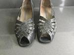 schoenen dames leer donderblauw 37 merk Helioform, Schoenen met lage hakken, Blauw, Ophalen of Verzenden, Zo goed als nieuw