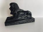 Klein zwart beeldje figuur sfinx van gizeh Standbeeld egypte, Ophalen