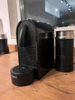 Nespresso apparaat met Aeroccino melkopschuimer, Gebruikt, Espresso apparaat, Ophalen of Verzenden, Koffiepads en cups