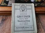 GRITZNER antieke naaimachine, Antiek en Kunst, Ophalen