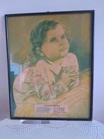 Vintage Avondgebedje Print in Lijst, Antiek en Kunst, Kunst | Schilderijen | Klassiek, Ophalen of Verzenden