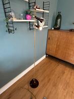 Vintage Messing Leeslamp met Spotjes, Huis en Inrichting, Lampen | Vloerlampen, Ophalen, Gebruikt, Metaal, 150 tot 200 cm