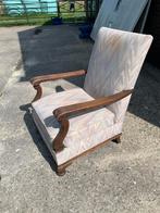 Fauteuil, Hout, Gebruikt, 75 tot 100 cm, Ophalen of Verzenden