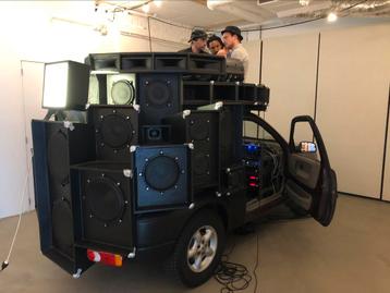 Dj Car op landrover freelander