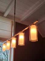 Hanglamp boven eettafel met ingebouwde dimmer, Ophalen, Gebruikt, Glas, 50 tot 75 cm