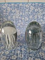 Glazen bollen met kwal 2 stuks, Huis en Inrichting, Ophalen of Verzenden