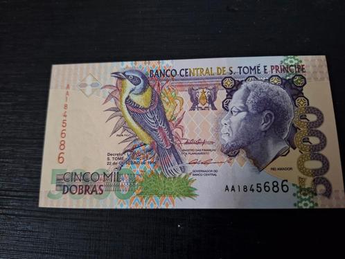 5000 dobras sao tome e principe 100% unc, Postzegels en Munten, Bankbiljetten | Afrika, Overige landen, Ophalen of Verzenden