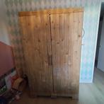 Steigerhouten kledingkast, Huis en Inrichting, Kasten | Kledingkasten, Ophalen, Gebruikt, 100 tot 150 cm, 200 cm of meer