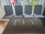 IKEA Volfgang 4 eetkamerstoelen zgan, bijna niet gebruikt, Huis en Inrichting, Ophalen, Zo goed als nieuw, Metaal, Vier