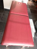 Houten, inklapbare brede Massagetafel merk Marrily, Ophalen, Zo goed als nieuw, Massagetafel