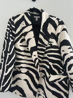 Slangen Print Blazer H&M Maat L, H&M, Zwart, Maat 42/44 (L), Ophalen of Verzenden