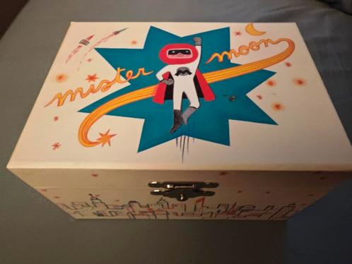 Muziekdoos Mr. Moon (Djeco) Superhero v. stoere lieve kids!, Kinderen en Baby's, Kinderkamer | Inrichting en Decoratie, Zo goed als nieuw