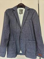 Linnen jasje maat 50 denimblue medium €39.95, Kleding | Heren, Kostuums en Colberts, Verzenden, Nieuw, Maat 48/50 (M)