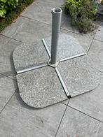 Parasolvoet met 4 granieten tegels, Tuin en Terras, Ophalen of Verzenden, Gebruikt