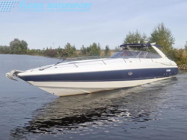 Sunseeker Superhawk 48 (bj 1997), Watersport en Boten, Speedboten, Gebruikt, 6 meter of meer, Overige brandstoffen, 200 pk of meer