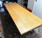 Groot houten bureau - XXL, Ophalen, In hoogte verstelbaar, Gebruikt, Bureau