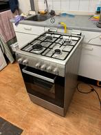 Smalle Fornuis Etna - RVS - 50cm - Met HeteLuchtOven, Witgoed en Apparatuur, Fornuizen, Ophalen, Gebruikt, Minder dan 85 cm, 4 kookzones