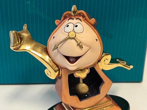 Disney WDCC Cogsworth Beauty and the Beast, Verzamelen, Disney, Zo goed als nieuw, Beeldje of Figuurtje, Assepoester of Belle