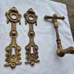 2x antieke kasteel klinken / deurklinken, Ophalen of Verzenden