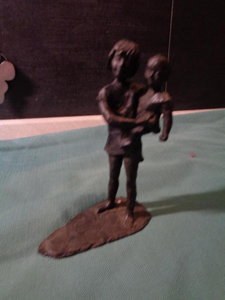 brons beeld van conny van ammerlaan, Antiek en Kunst, Antiek | Koper en Brons, Brons, Ophalen of Verzenden