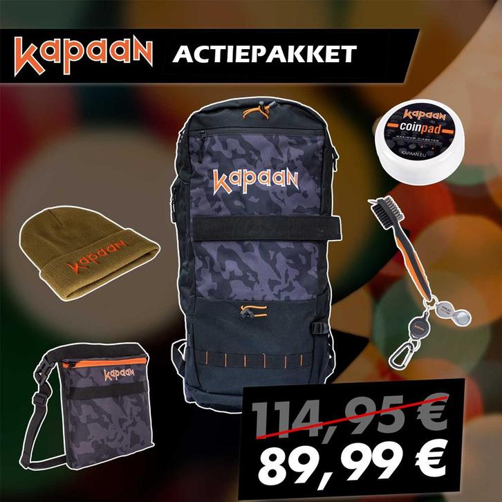 Kapaan-actiepakket metaaldetector accessoires, Hobby en Vrije tijd, Metaaldetectors, Nieuw, Overige merken, Discriminatie metaaldetectie