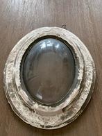 Oude lijst met bolglas, Antiek en Kunst, Ophalen of Verzenden, Rond, Minder dan 50 cm, Minder dan 100 cm