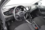 Volkswagen Polo BWJ 2020 | 1.0 TSI 96PK Comf | NWE APK | NAV, Auto's, Volkswagen, Stof, Gebruikt, 1055 kg, Zwart